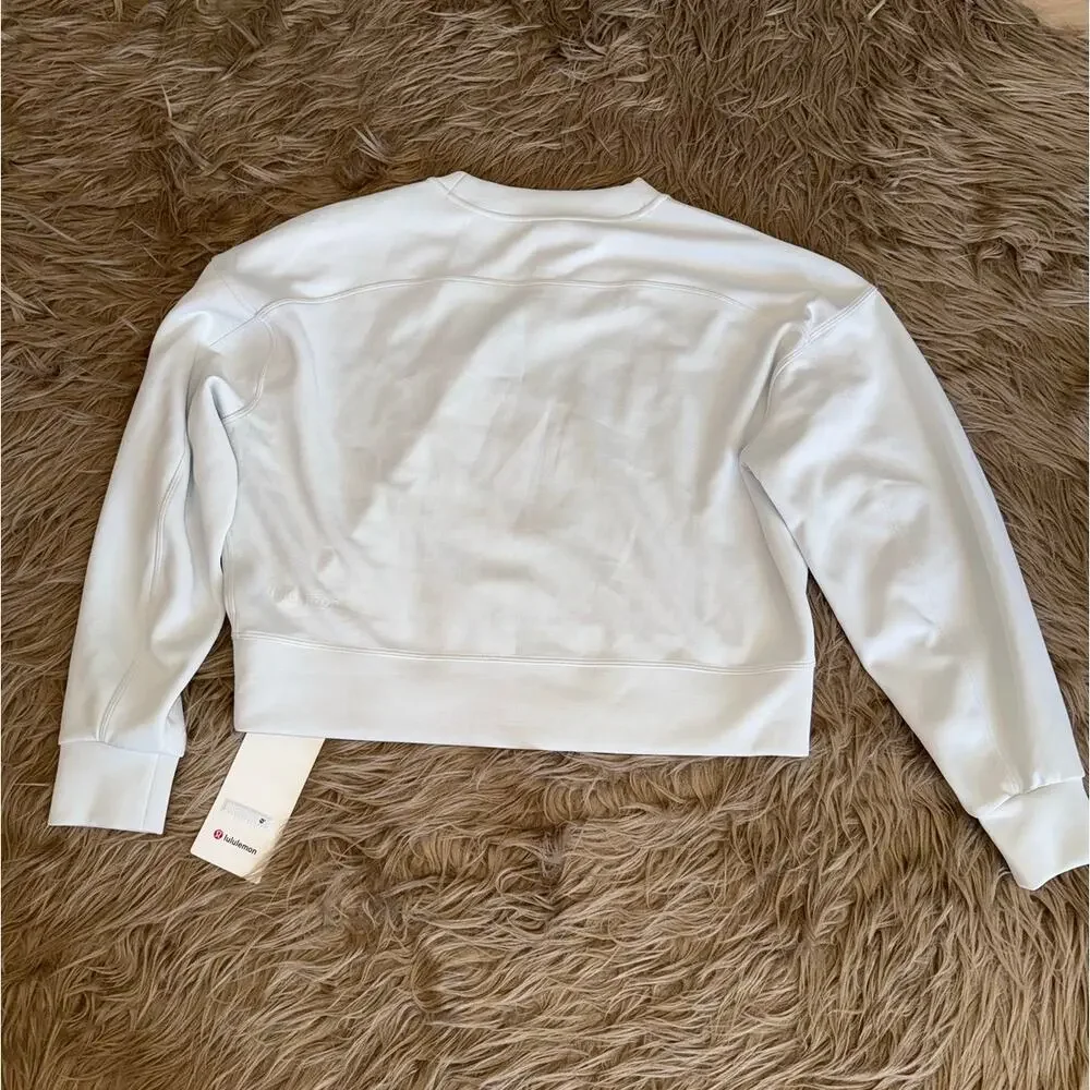 New Lululemon Oversized Crop Crew Softreme Women’s LVPR size 6